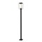 Z-Lite Sheridan 1 Light Outdoor Post Mounted Fixture, Black & White Opal 595PHBS-536P-BK - alternate 7